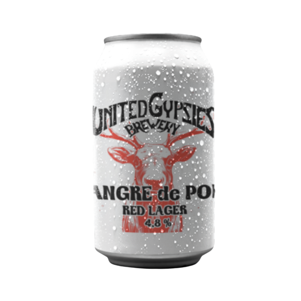 Sangre de Poro on United Gypsies Breweryn pehmeän maltainen ja kevyesti paahteinen red lager